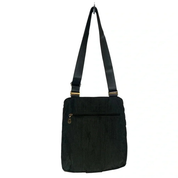 Baggallini Hanover Gray Crossbody Lightweight Bag Purse Medium Gold Hardware - Picture 3 of 8